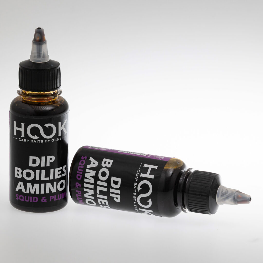 DIP Boilies AMINO 100ML – SQUID & PLUM