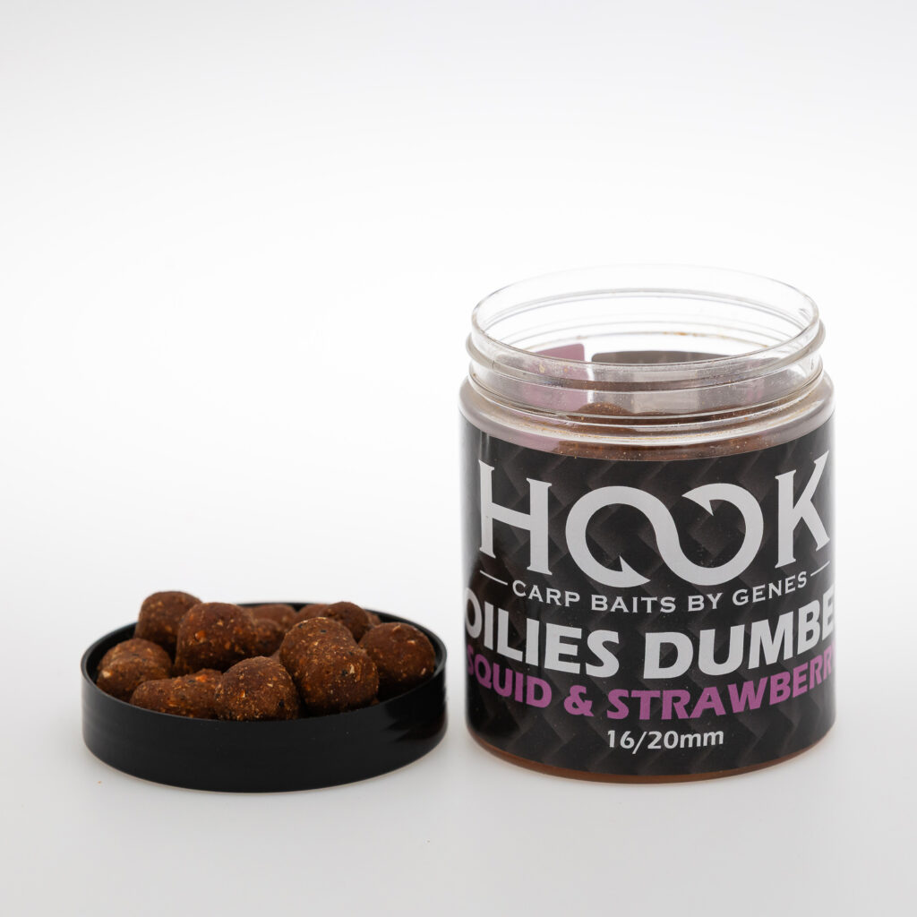 BOILIES DUMBELL – 250ML SQUID & STRAWBERRY